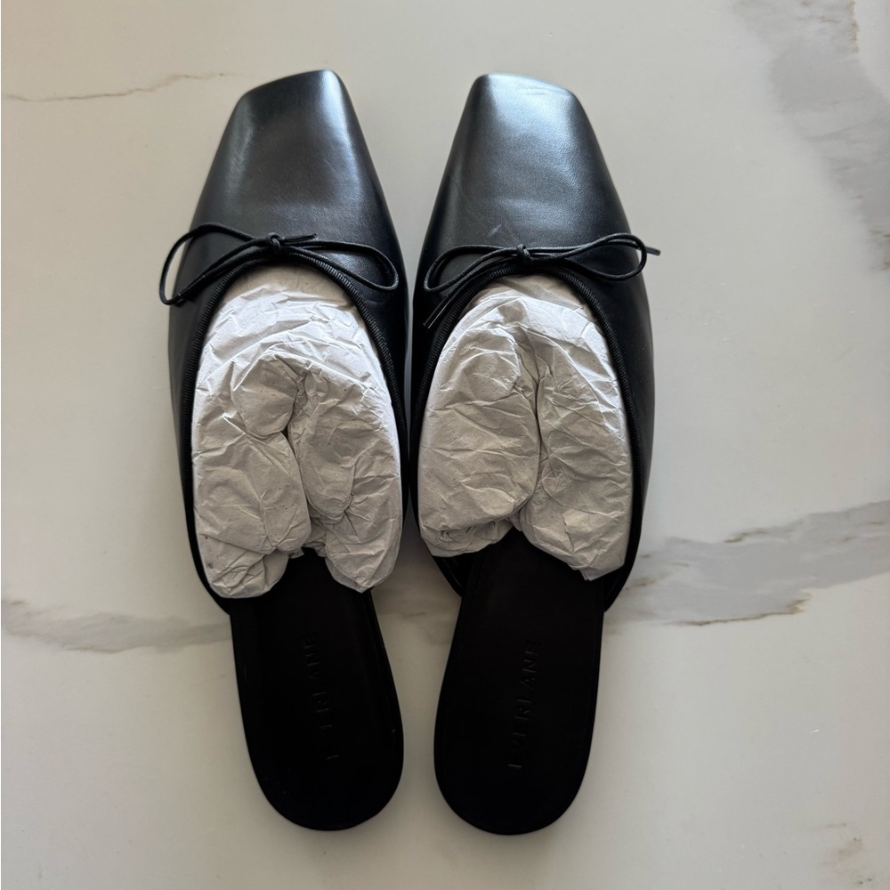 Everlane Black Mules Versatile Slip-On Shoes